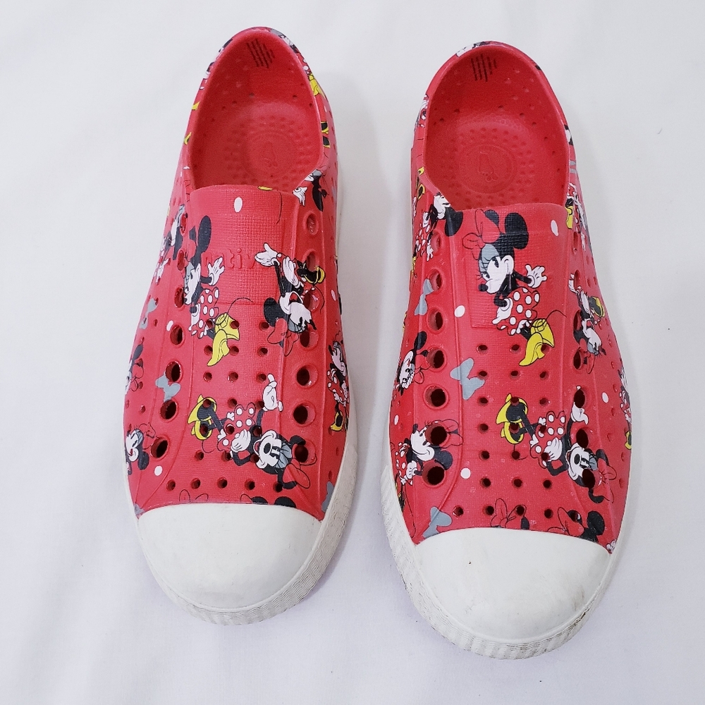 Disney Parks Minnie Mouse Native Slip On Shoes Sneakers Size 5 Women - Picture 8 of 9